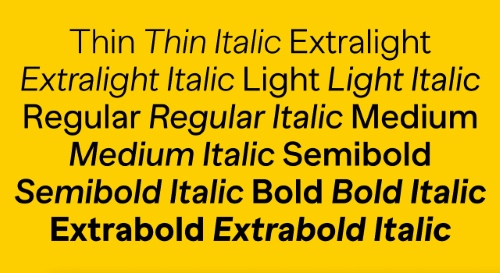 Banana Grotesk Sans & Mono - 24 Styles + Variable Font Family