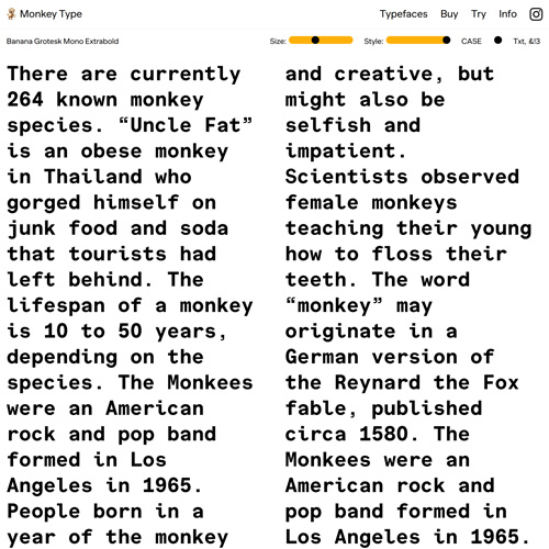 Banana Grotesk Sans & Mono - 24 Styles + Variable Font Family
