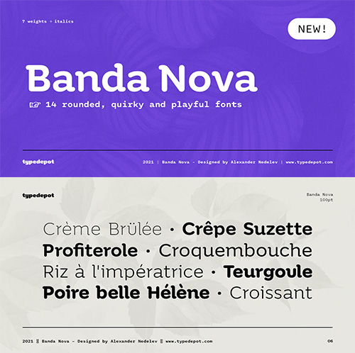 Banda Nova - 14 Styles Font Family
