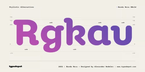 Banda Nova - 14 Styles Font Family