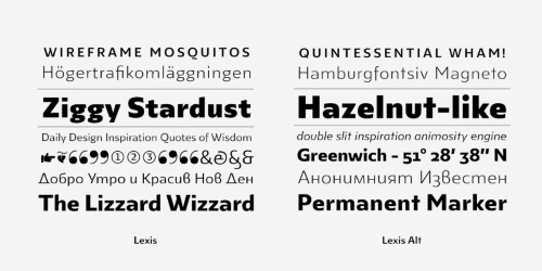 Lexis - 36 Styles Font Family Lexis - 36 Styles Font Family