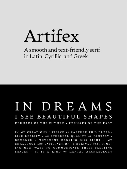 Artifex CF Text - Friendly Serif Font 16xOTF 3227795