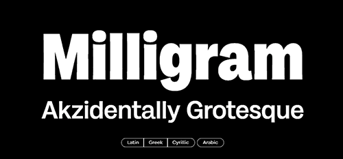 Milligram - Full Family 102 Styles + 4 Variable Types UPDATED!