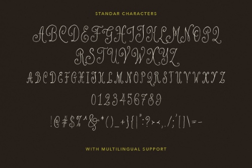 Poetry Velvet - Curly Display Fonts 2xOTF