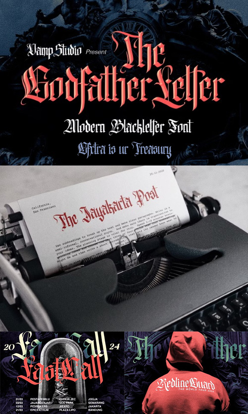 The Godfather Letter Blackletter 92043793