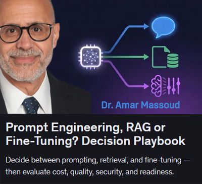 Prompt Engineering, RAG or Fine-Tuning? Decision Playbook