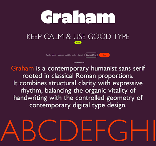 Graham - 20 Styles + 2 Variable Fonts Graham - 20 Styles + 2 Variable Fonts