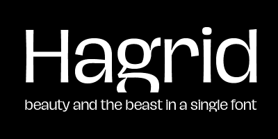 Hagrid SuperFamily - 71 Styles + 7 Variable Fonts Hagrid SuperFamily - 71 Styles + 7 Variable Fonts