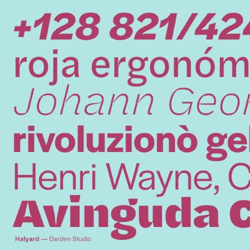 Halyard All Family - Micro, Text & Display 48 Styles+6 Variables Halyard All Family - Micro, Text & Display 48 Styles+6 Variables