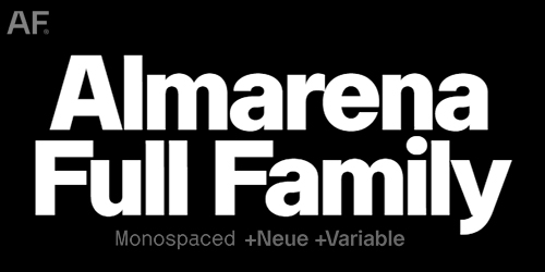 Almarena Full Family - 46 Static + Variable Font NEW!