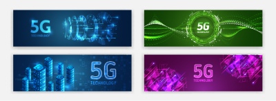 High-Tech Banner Designs with Elements #1/3, 30xAI