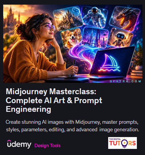Midjourney Masterclass: Complete AI Art & Prompt Engineering Midjourney Masterclass: Complete AI Art & Prompt Engineering