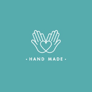 300+ Handmade Logos & Badgets 38xAI
