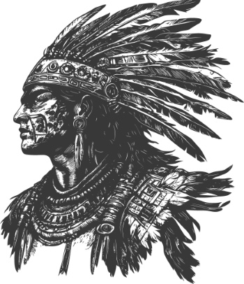 American Native Indian Sketches 30xAI