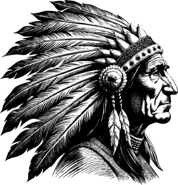 American Native Indian Sketches 30xAI