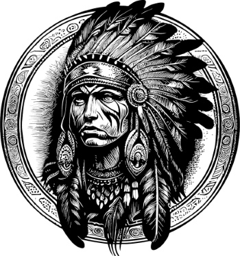 American Native Indian Sketches 30xAI