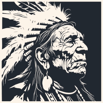 American Native Indian Sketches 30xAI
