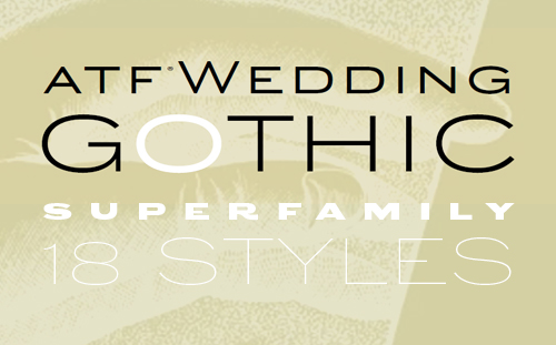 Wedding Gothic Superfamily - 18 Styles Wedding Gothic Superfamily - 18 Styles