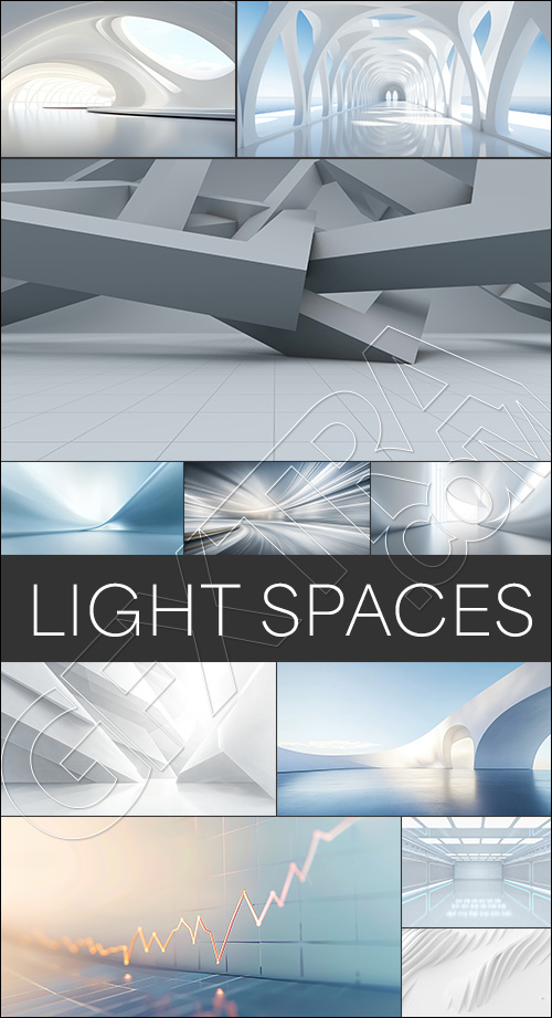 Light Spaces 22xJPEG Backgrounds