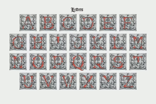 Devil's Medieval Initials, Drop Caps 17642270 Devil's Medieval Initials, Drop Caps 17642270