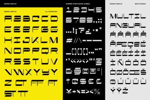Geoska – Sci-fi Display Font 291654248 Geoska – Sci-fi Display Font 291654248