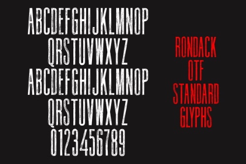 Rondack SVG - Ultra Condensed Font 279538836 Rondack SVG - Ultra Condensed Font 279538836
