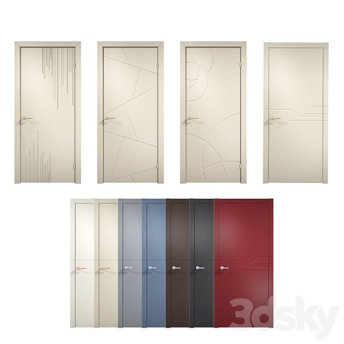 3dsky Pro - Lavan. Interior doors. A series of "Designer".