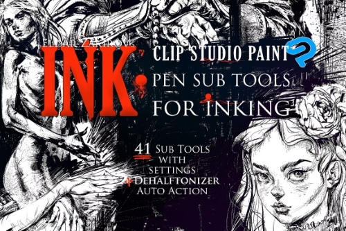 INK. 41+ Clip Studio inking brushes 3462875