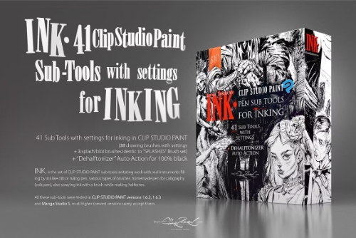 INK. 41+ Clip Studio inking brushes 3462875