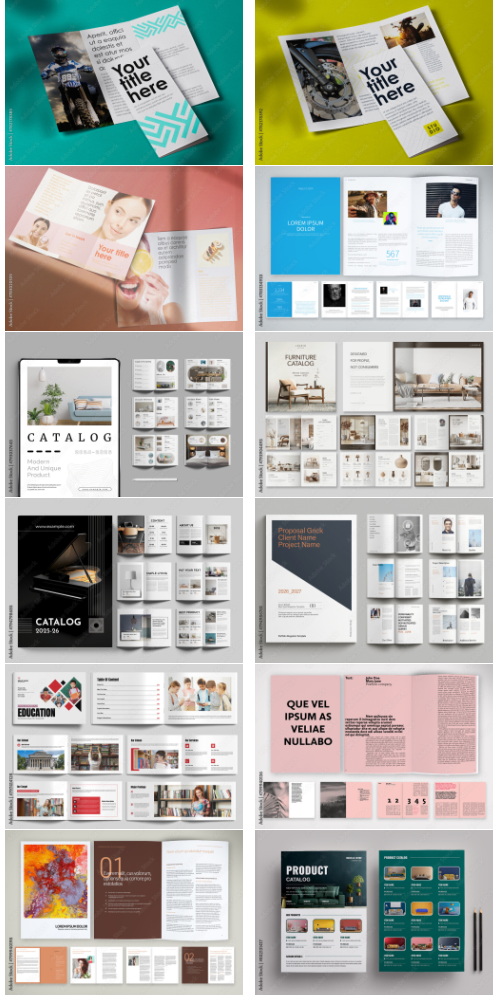 Brochures and Catalog Collections #6 500xIND