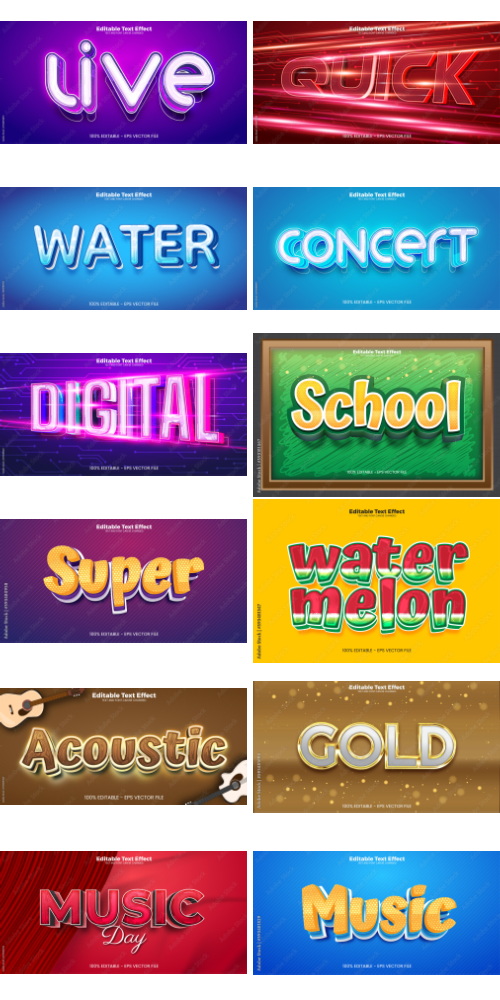 Editable Text Effect In Modern Trend Style 7 500xAI Editable Text Effect In Modern Trend Style 7 500xAI