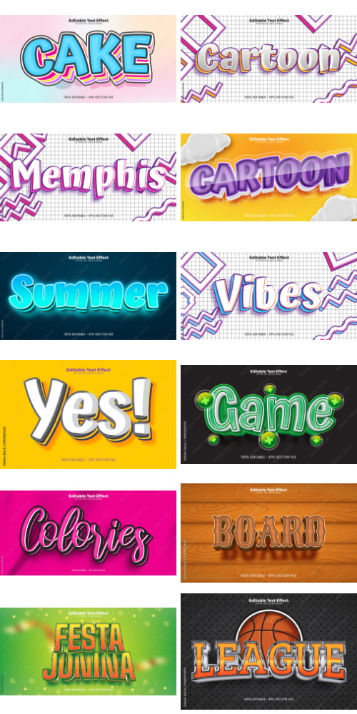 Editable Text Effect In Modern Trend Style 7 500xAI Editable Text Effect In Modern Trend Style 7 500xAI