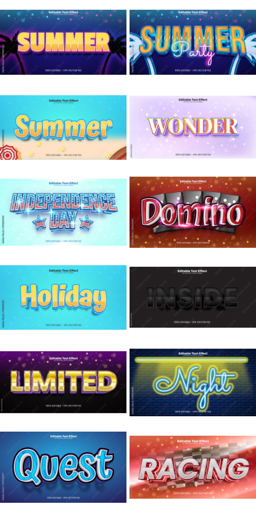 Editable Text Effect In Modern Trend Style 7 500xAI Editable Text Effect In Modern Trend Style 7 500xAI