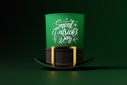 St Patricks Day Hat Mockup