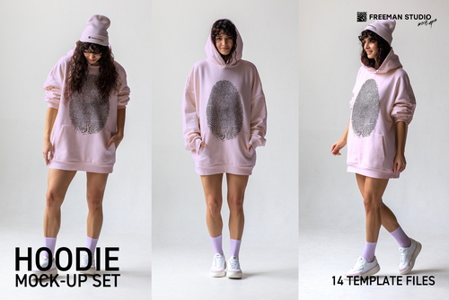 Hoodie Mock-Up Set