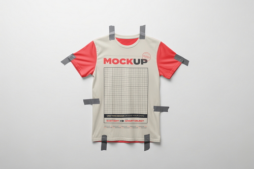 Duct Taped T shirt Mockups