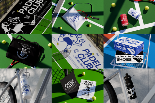 Paddle Pickleball Sports Merchandise Mockup