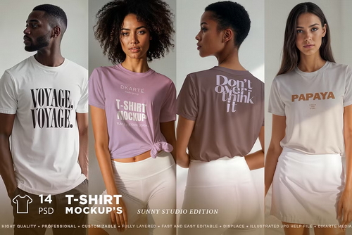 TShirt Mockups Sunny Studio