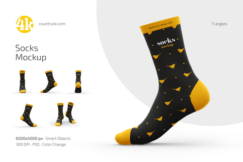 Socks Mockup Set