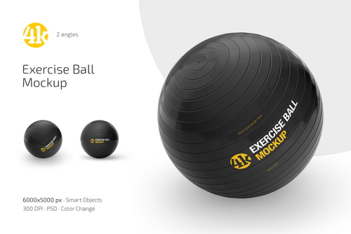 Exercise Ball Mockup Set