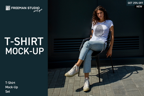 T-Shirt Mock-Up Set