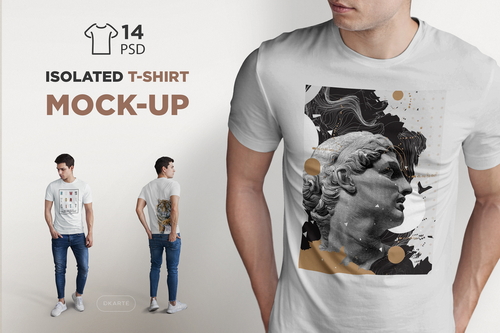 Isolated T-Shirt Mock-Up
