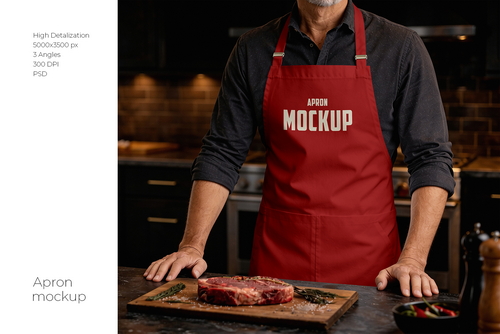 Apron Mockup Set