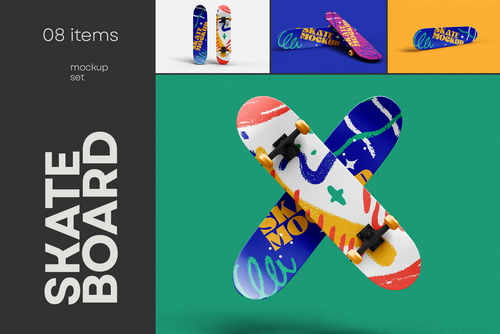 Skateboard Mockup