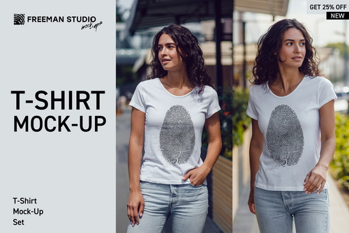 T-Shirt Mock-Up Set
