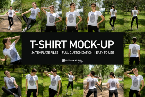 T-Shirt Mock-Up Set
