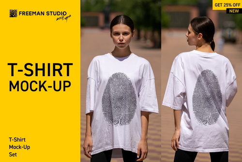 T-Shirt Mock-Up Set