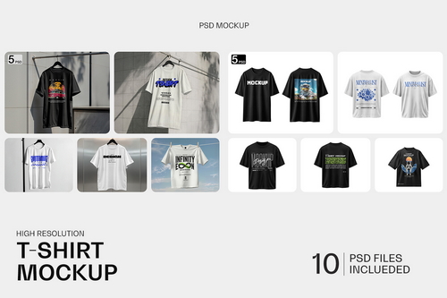 Short Sleeve T-Shirt Mockup