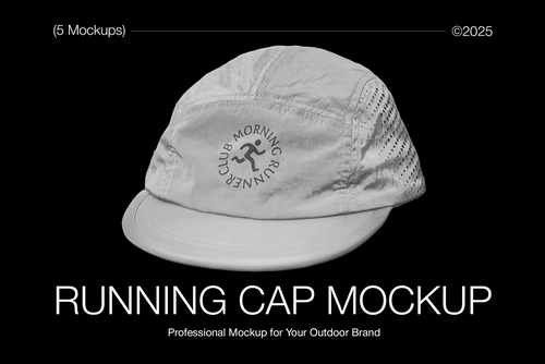 Outdoor Running Cap Mockup