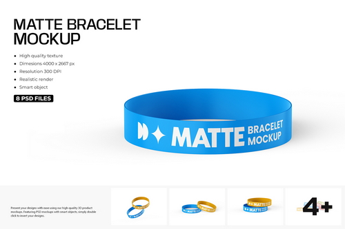 Wristband Mockup For Branding